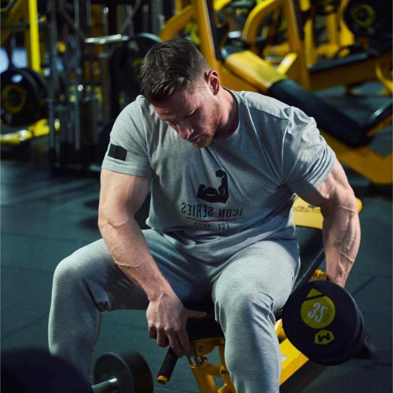 ICON Series Regular Tee - Grey Marl