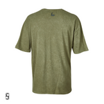 OVSD Drop Shoulder Acid Wash Tee - Washed Khaki Acid Wash