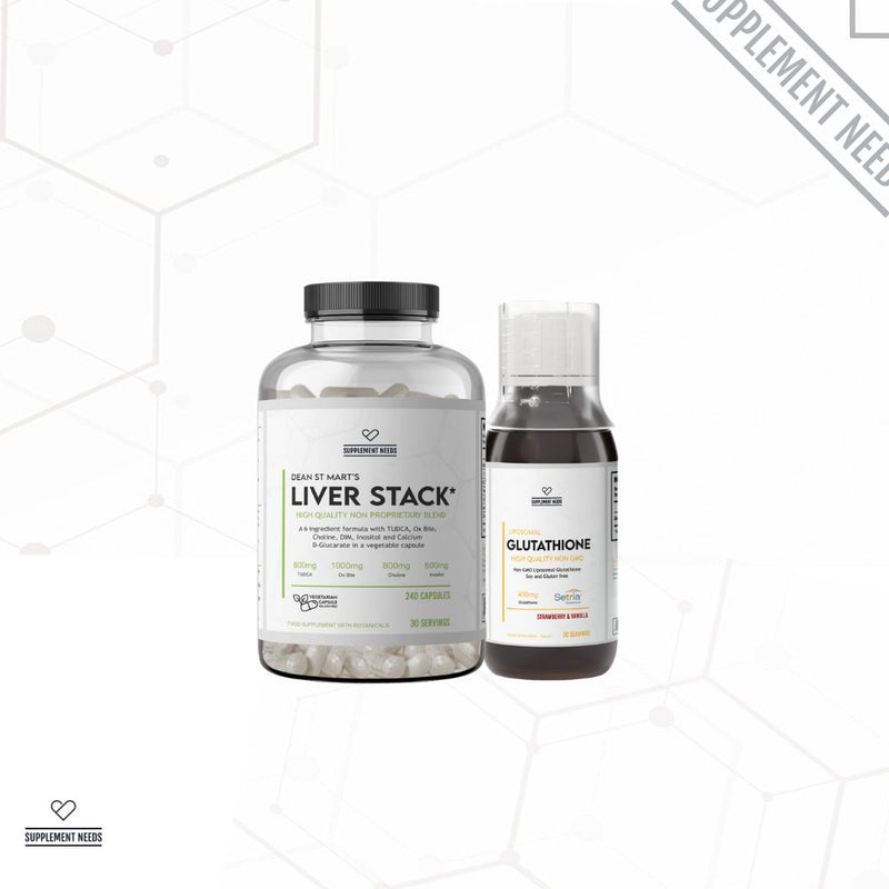 Supplement Needs Glutathione and Liver Stack Bundle