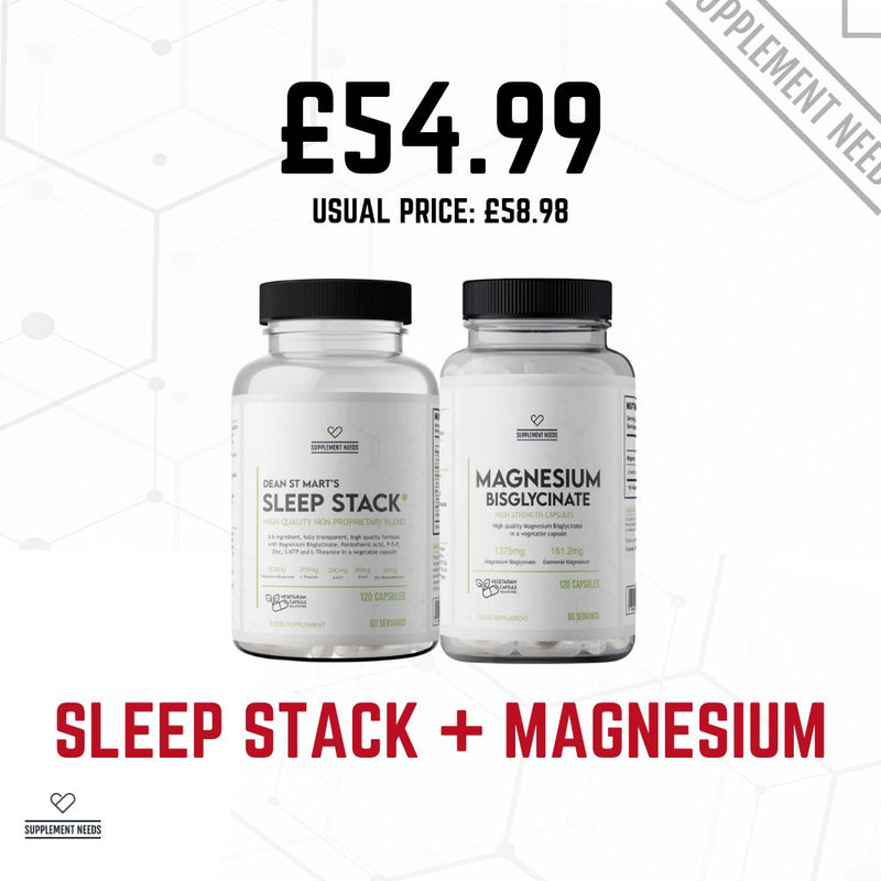 Supplement Needs Sleep Stack and Magnesium Bisglycinate Stack